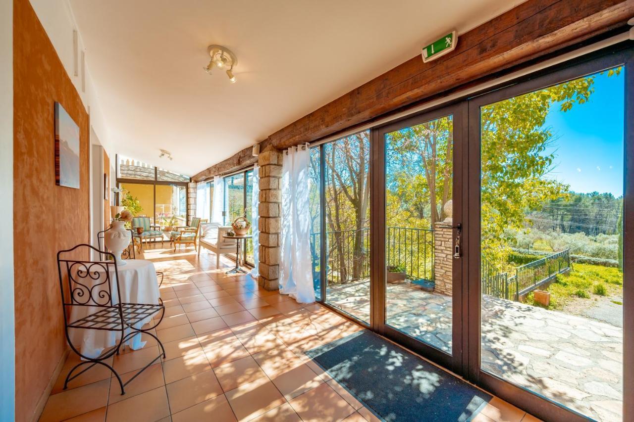 La Maison Du Rouge Gorge - Charmante Maison Climatisee Avec Piscine Ponteves Luaran gambar